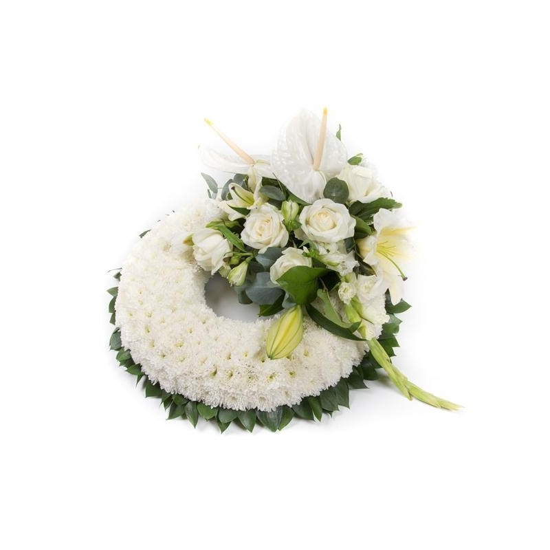 Massed Wreath - same day or named day delivery - Rushes Florist