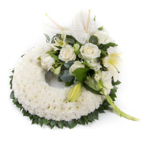Massed Wreath - same day or named day delivery - Rushes Florist