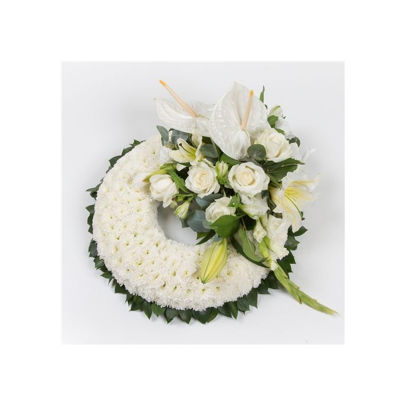 Massed Wreath - same day or named day delivery - Rushes Florist
