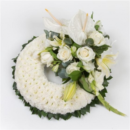 Massed Wreath - same day or named day delivery - Rushes Florist