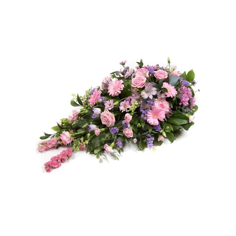 Lilac and Pink Single Ended Spray - same day or named day delivery - Rushes Florist
