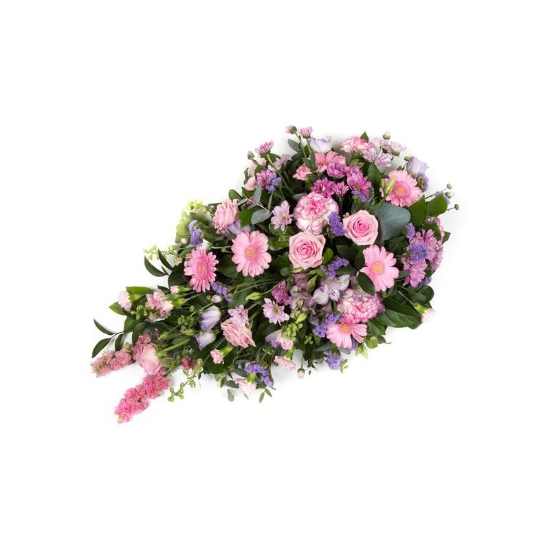 Lilac and Pink Single Ended Spray - same day or named day delivery - Rushes Florist