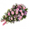 Lilac and Pink Single Ended Spray - same day or named day delivery - Rushes Florist