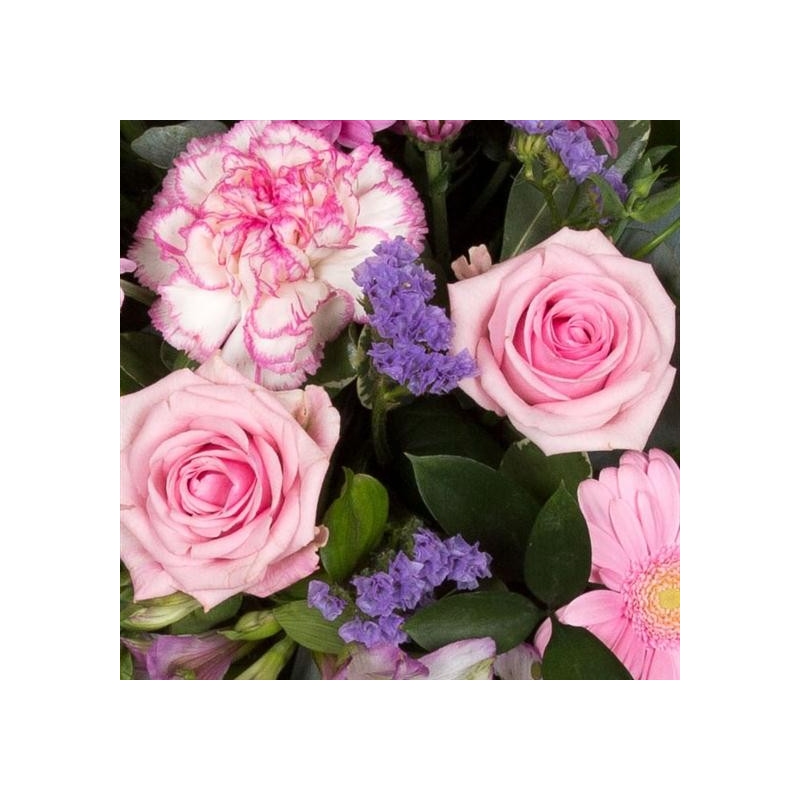 Lilac and Pink Single Ended Spray - same day or named day delivery - Rushes Florist