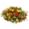 Orange and Gold Spray - same day or named day delivery - Rushes Florist