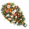 Orange & White - same day or named day delivery - Rushes Florist