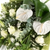 Contemporary White Sheaf - same day or named day delivery - Rushes Florist