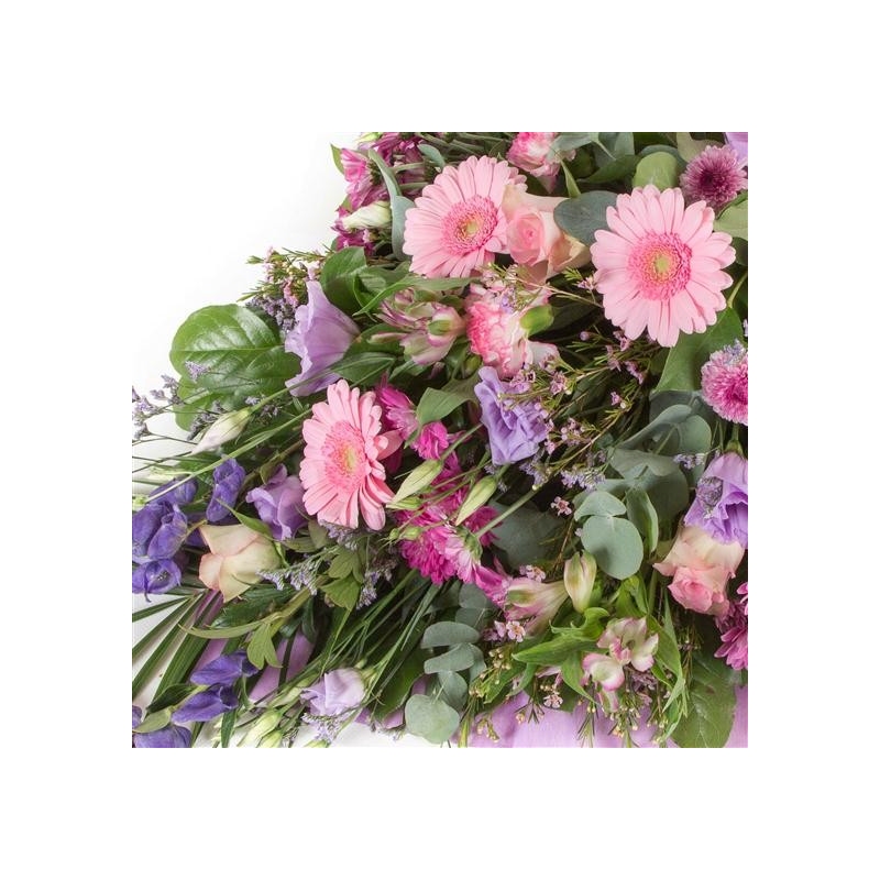 Pink and Lilac Sheaf - same day or named day delivery - Rushes Florist