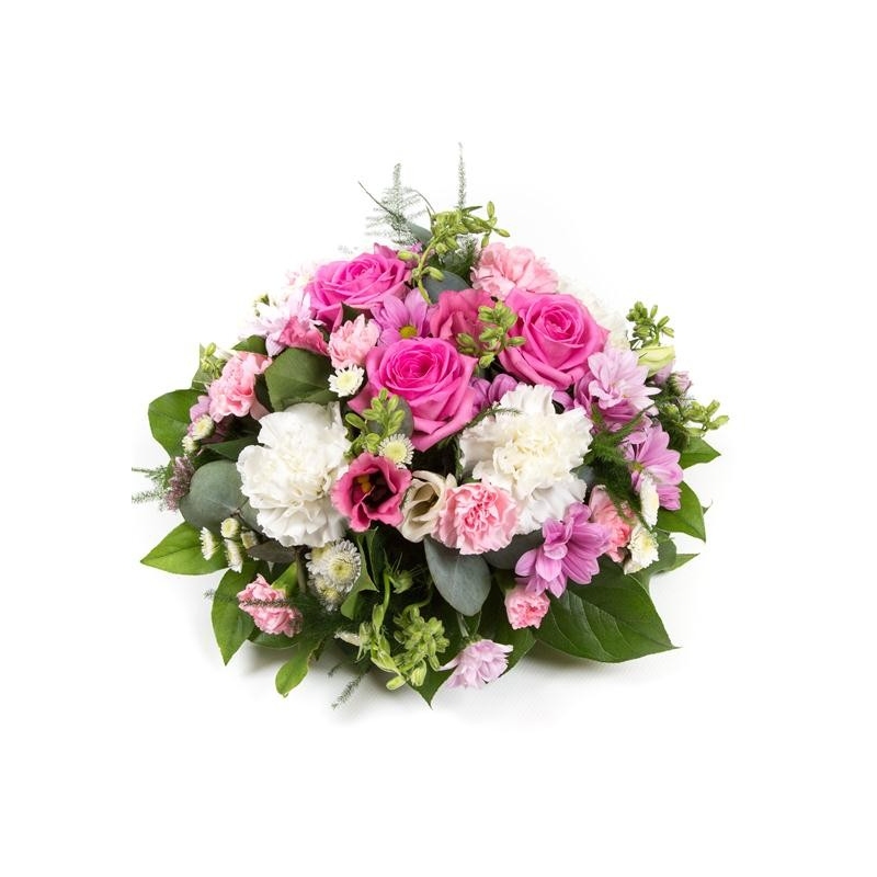 Pink and Cream Posy - same day or named day delivery - Rushes Florist