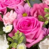 Pink and Cream Posy - same day or named day delivery - Rushes Florist