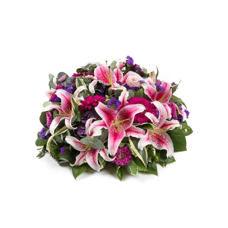 Stargazer Posy Pad - same day or named day delivery - Rushes Florist