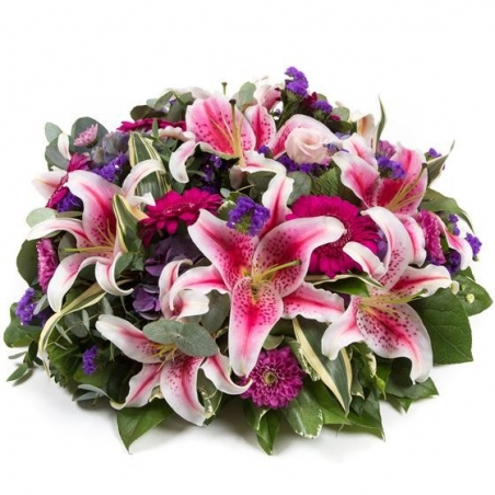 Stargazer Posy Pad - same day or named day delivery - Rushes Florist