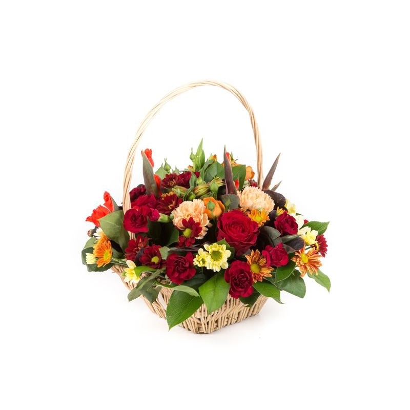 Autumnal Basket - same day or named day delivery - Rushes Florist