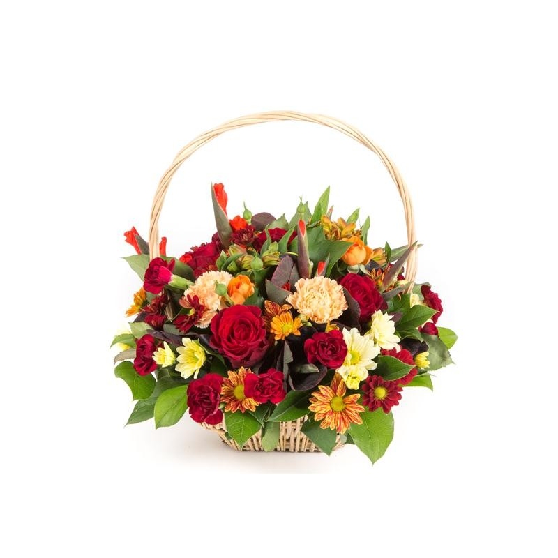 Autumnal Basket - same day or named day delivery - Rushes Florist