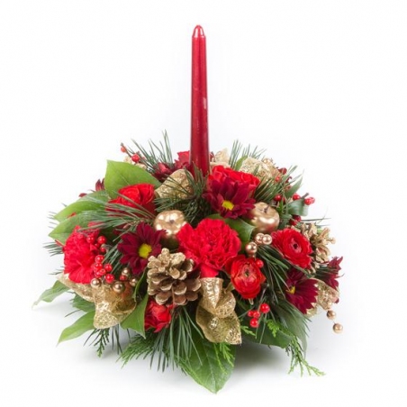 Christmas Time - same day or named day delivery - Rushes Florist