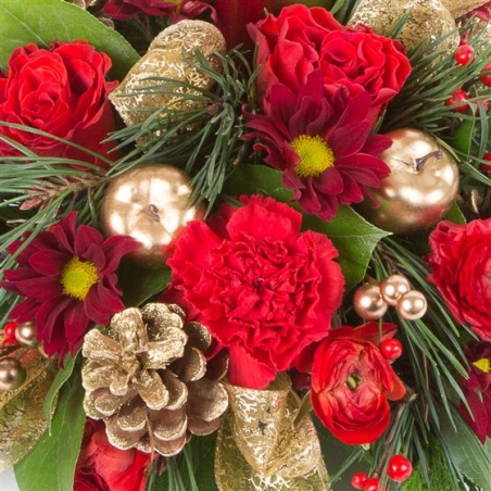 Christmas Time - same day or named day delivery - Rushes Florist