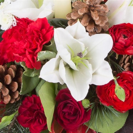 Classic Christmas - same day or named day delivery - Rushes Florist