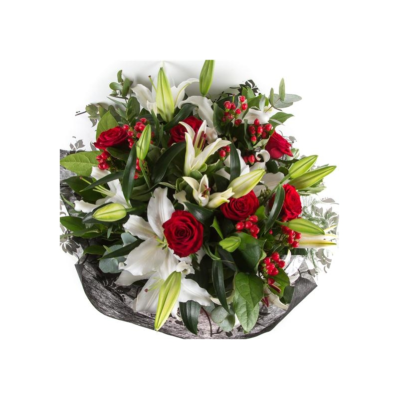 Very Berry Christmas - same day or named day delivery - Rushes Florist