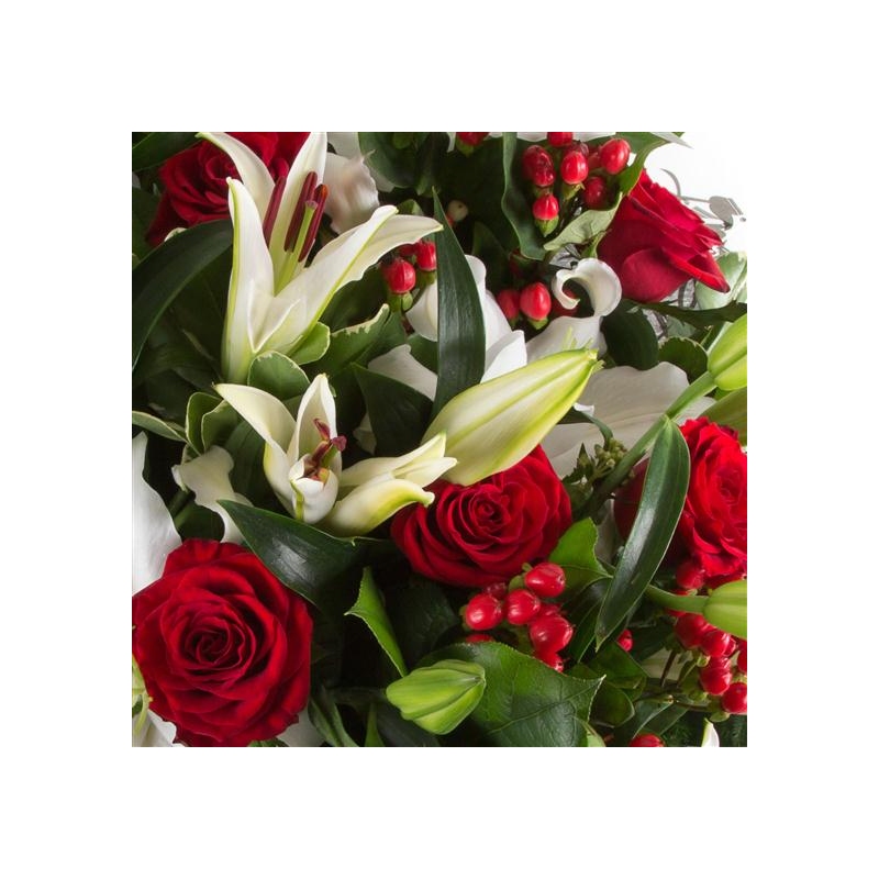Very Berry Christmas - same day or named day delivery - Rushes Florist
