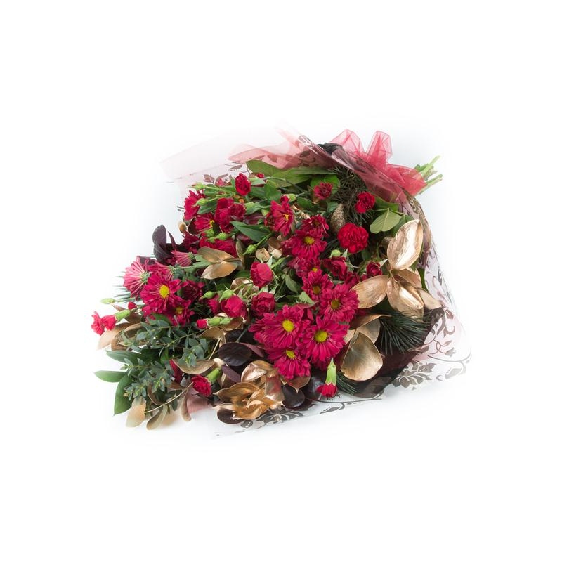 Warm December - same day or named day delivery - Rushes Florist