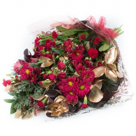 Warm December - same day or named day delivery - Rushes Florist