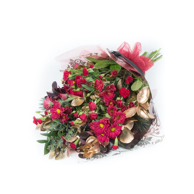 Warm December - same day or named day delivery - Rushes Florist