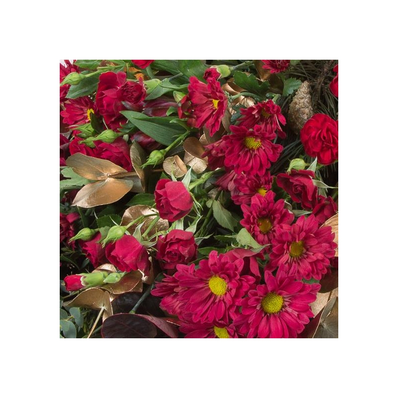 Warm December - same day or named day delivery - Rushes Florist