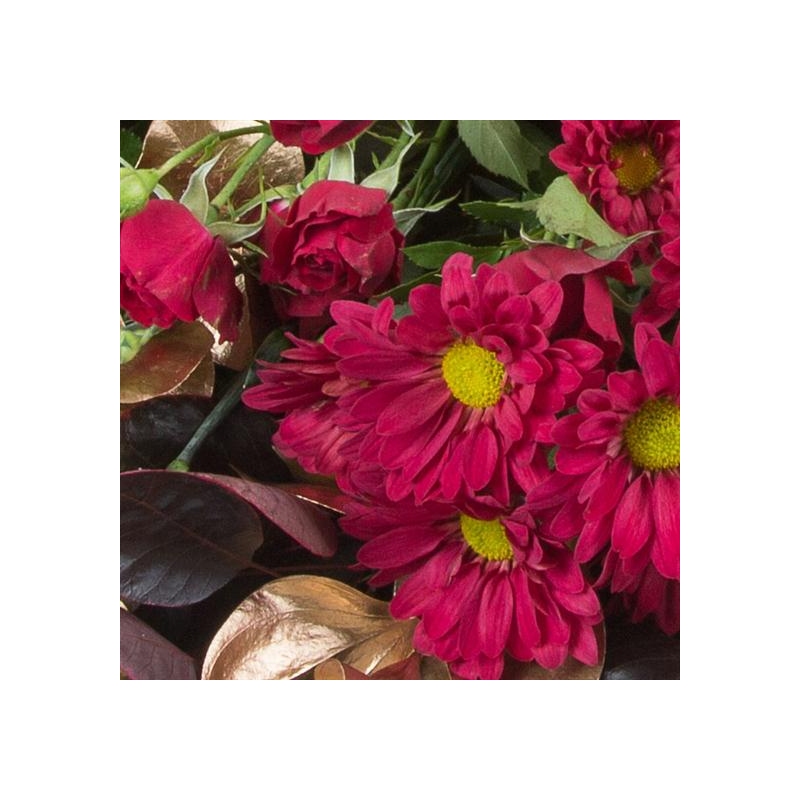 Warm December - same day or named day delivery - Rushes Florist