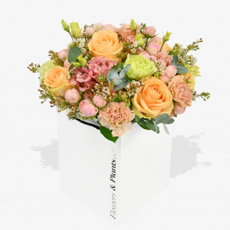 Peachy - same day or named day delivery - Rushes Florist