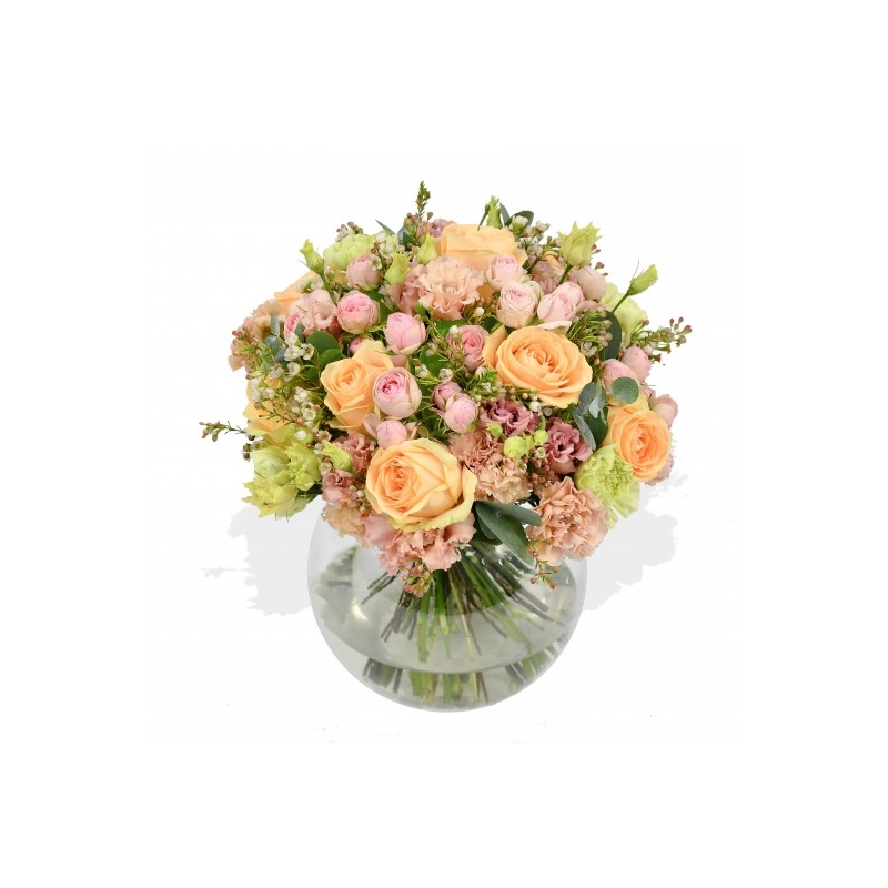 Peachy - same day or named day delivery - Rushes Florist