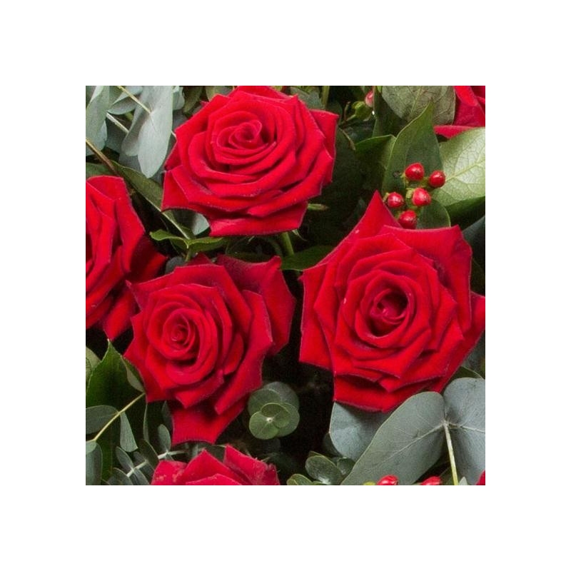 Rose Casket Spray - same day or named day delivery - Rushes Florist