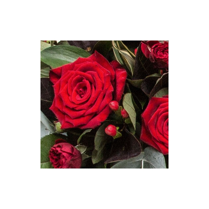 Massed Cross - same day or named day delivery - Rushes Florist