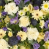 Loose sympathy Cross - same day or named day delivery - Rushes Florist