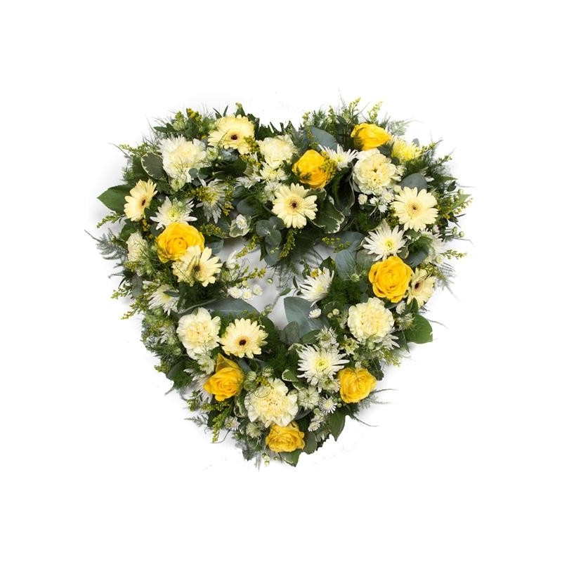 Loose Open Heart - same day or named day delivery - Rushes Florist