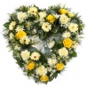 Loose Open Heart - same day or named day delivery - Rushes Florist