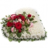 Massed Heart - same day or named day delivery - Rushes Florist